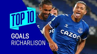 TOP 10 RICHARLISON GOALS [upl. by Stedt526]