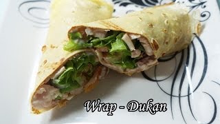 Dieta Dukan Receita Wrap de Frango [upl. by Land]