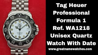 Tag Heuer Professional Formula 1 Ref WA1218 Quartz Watch secondhandwatch usedwatch tagheuerwatch [upl. by Yllas418]