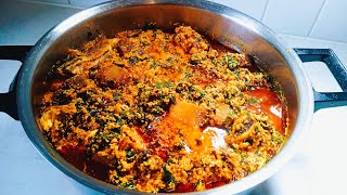 How To Cook The Best Egusi Soup  Nigerian Egusi soup Recipe [upl. by Ecinej]