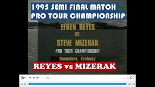 EFREN quotBATAquot REYES vs STEVE MIZERAK SEMI FINAL MATCH 9 BALL PRO TOUR CHAMPIONSHIP  REACTION VIDEO [upl. by Attalanta216]