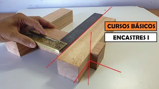 Encastre a media madera  Tutorial paso a paso [upl. by Abagael]