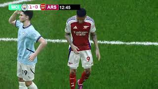 🔴LIVE  Manchester City vs Arsenal  Premier League 2024  PES 21 Video Simulation Gameplay [upl. by Ttesil829]