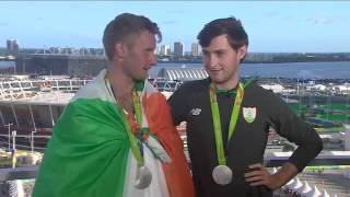 ODonovan Brothers  Irish Rowing Olympics Silver Medal Interview [upl. by Neelrahs657]