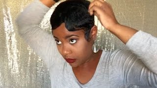 Short Hair Tutorial 1 mold 3 different styles [upl. by Celisse474]