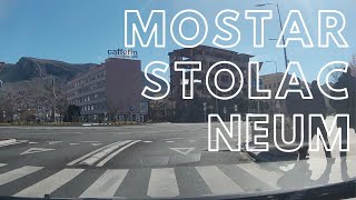 Mostar  Stolac  Neum [upl. by Acnalb]