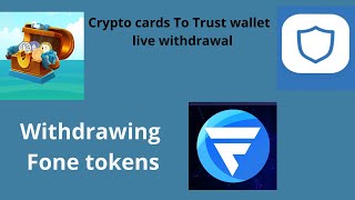 Fone tokens Crypto treasures to trust wallet withdrawal  Fone tokens Withdrawal live proof [upl. by Lenwood44]