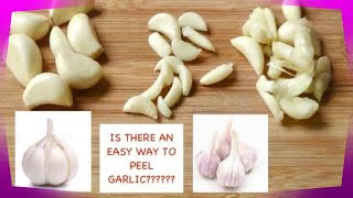 Best Way to Peel Garlic  Most efficient  easiest method to peel garlic [upl. by Baerman]