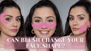 CAN BLUSHER CHANGE THE SHAPE OF YOUR FACE  KAUSHAL BEAUTY [upl. by Piefer]