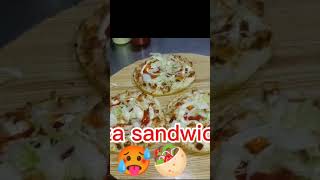 Pizza sandwichyoutubeshorts food pizza reels streetfood pizzalover reels [upl. by Mignon]