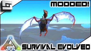 MODDED ARK Survival Evolved  FASTEST PTERANODON E21  Gameplay [upl. by Anaynek]