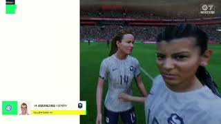 Gameplay FC 24  New Zealand vs France  Womens Football 2024 [upl. by Neelrahc483]