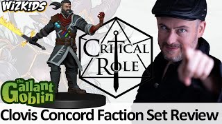 Clovis Concord amp Menagerie Coast  Factions of Wildemount  DampD Critical Role WizKids Minis [upl. by Senhauser]