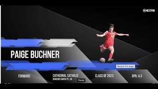 Paige Buchner  Soccer Highlights Spring 2021 [upl. by Hermes615]