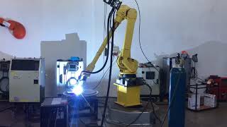 FANUC amp ABICOR BINZEL ROBOTIC WELDING [upl. by Notneb]