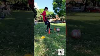 Pases con ambos perfilesfutbol tecnica sanlorenzo entrenamiento soccer tecnica coach [upl. by Farris]