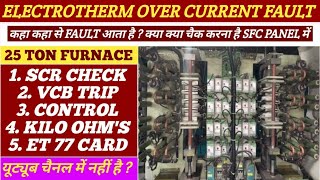 SFC Panel Over Current Fault  Inveter SCR Check  Electrotherm Panel Over Voltage Fault tapan [upl. by Mahtal]