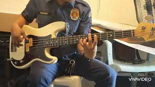 Hinahanaphanap kita by Rivermaya  Pulis Bass Cover [upl. by Eiramana]