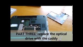 Upgrade my HP DV6 SSDRAMCaddy DVD [upl. by Ennyrb126]