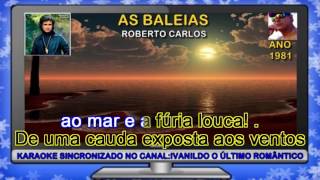 As Baleias  Roberto Carlos  Karaoke [upl. by Siobhan]