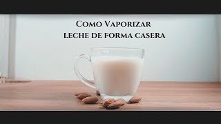 COMO VAPORIZARESPUMAR LECHE EN CASA  Realiza los mejores Capuccinos [upl. by Kai727]