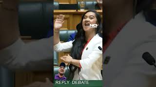 New zealand MP Hana Rawhiti Maipi clarke performed haka in parliament viral trending newzealand [upl. by Ernie]