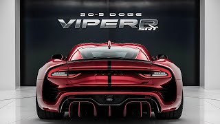 2025 Dodge Viper SRT 0 60 in 3 2 Secs The Most Insane Supercar Yet [upl. by Eyllom]