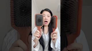 머리빗 머리카락 깔끔 정리 꿀팁 hair brush hack [upl. by Ardnosal171]