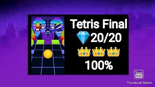 Rolling Sky Remake  Tetris Final ⭐⭐⭐⭐ [upl. by Etnasa]