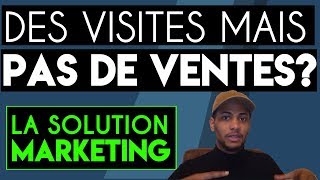 Shopify Des visites mais pas de ventes La solution Marketing 2018 [upl. by Gearalt789]