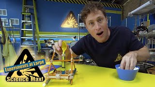 Science Max  How to Make a Mini Catapult [upl. by Reivazx]