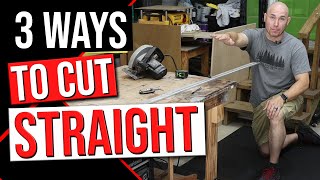 How To Make Straight Cuts with a Circular Saw and a Straight Edge or a Kreg Rip Cut [upl. by Durrett]