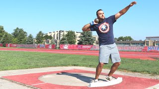 Beginner SHOT PUT Drills [upl. by Meldon]