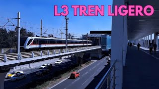 Tren ligero Guadalajara L3 Enero 2024 [upl. by Ydnal627]