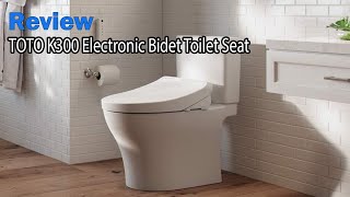 TOTO WASHLET K300 Electronic Bidet Toilet Seat Review  All settings and best features [upl. by Alin]