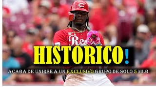 Elly De La Cruz vuelve hacer historia se une al exclusivo grupo de grandes estrella MLB [upl. by Manvell]