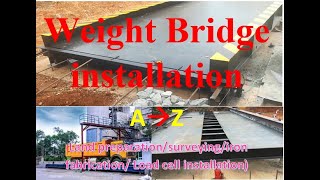 Weight bridge truck scale installation full video All civil amp mechanical Activities 💯👌🚚🚛 [upl. by Nrehtac486]