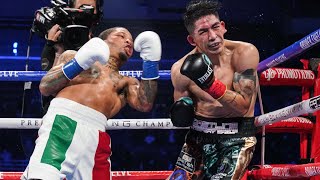 Gervonta Davis detonates an uppercut that KOs Leo Santa Cruz [upl. by Aneeroc]