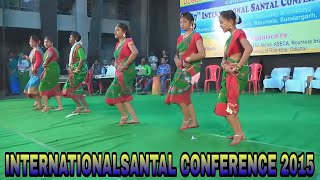 INTERNATIONALSANTAL CONFERENCE 2015 Dance no 1  NEW santali song  BijoyMajhi [upl. by Ueihtam537]