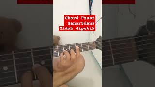 Chord Fsus2 guitar [upl. by Gale627]