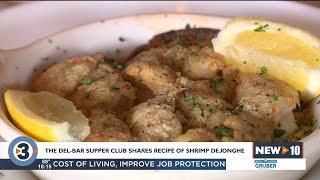 The DelBar shares Shrimp DeJonghe recipe with public on 80th anniversary [upl. by Gnel929]