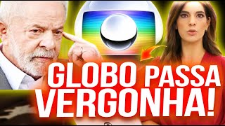 TV GLOBO PASSOU VERGONHA AO VIVO VEJA QUE CENA CONSTRANGEDORA DE ATIVISMO POLÍTICO PRO LULA [upl. by Cini]