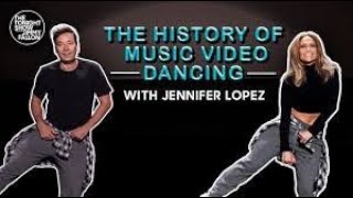 The History of Music Video Dancing w Jennifer Lopez amp Jimmy Fallon [upl. by Danice]