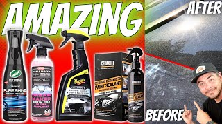 DIY HOW TO MAKE YOUR CAR PAINT SHINE  Turtle Wax vs Meguiars vs PampS [upl. by Abba]