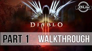 Diablo 3 Walkthrough  Part 1 Intro  Master Difficulty Gameplay amp Commentary NG PC [upl. by Mal523]