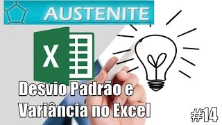 Como Calcular Fácil o Desvio Padrão e Variância no Excel [upl. by Obala]