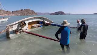 Capsize testing of Drascombe Lugger and Dabber with updated flotation [upl. by Barde22]