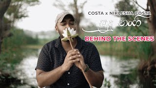 Costa x Niklesha Costa  Sudu Nangi සුදු නංගි Official Music Video Behind The Scenes [upl. by Zawde745]