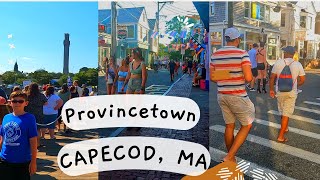 Provincetown Walking Tour  Cape Cod Massachusetts  CAPE COD VLOG  PTown  PTown [upl. by Loralie]