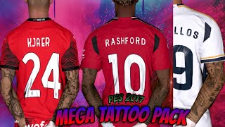 𝐏𝐄𝐒 𝟐𝟎𝟏𝟕 Mega tattoo pack 2023  2024  FOR ALL PATCHES✔👍 [upl. by Topping108]